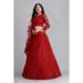 Picture of Graceful Net Crimson Lehenga Choli