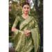 Picture of Statuesque Silk Dark Olive Green Saree