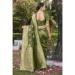 Picture of Statuesque Silk Dark Olive Green Saree