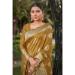 Picture of Gorgeous Silk Saddle Brown Saree