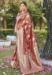 Picture of Beautiful Silk Rosy Brown Saree