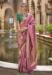 Picture of Gorgeous Silk Pale Violet Red Saree