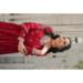 Picture of Sublime Georgette Fire Brick Readymade Gown