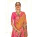 Picture of Well Formed Silk Golden Rod Saree