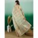 Picture of Fascinating Organza Antique White Saree