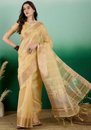 Picture of Ideal Organza Pale Green Saree