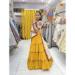 Picture of Ideal Rayon Golden Rod Readymade Lehenga Choli