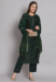 Picture of Chiffon Dark Slate Grey Readymade Salwar Kameez