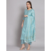 Picture of Excellent Chiffon Cadet Blue Readymade Salwar Kameez