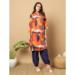 Picture of Shapely Rayon Coral Kurtis & Tunic