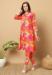 Picture of Beautiful Chiffon Coral Kurtis & Tunic