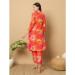 Picture of Beautiful Chiffon Coral Kurtis & Tunic