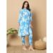 Picture of Amazing Chiffon Cornflower Blue Kurtis & Tunic