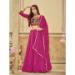 Picture of Statuesque Georgette Pale Violet Red Lehenga Choli