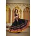 Picture of Pretty Georgette Black Lehenga Choli