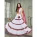 Picture of Splendid Georgette White Lehenga Choli