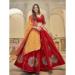 Picture of Sightly Georgette Maroon Lehenga Choli