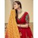 Picture of Sightly Georgette Maroon Lehenga Choli