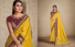 Picture of Exquisite Georgette & Silk & Organza Yellow Saree