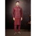 Picture of Fascinating Silk Maroon Kurtas