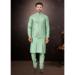 Picture of Gorgeous Silk Dark Sea Green Kurtas