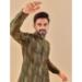 Picture of Excellent Cotton Dark Olive Green Kurtas