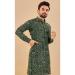 Picture of Shapely Cotton Sea Green Kurtas