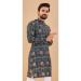 Picture of Exquisite Cotton Dark Slate Grey Kurtas