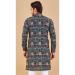 Picture of Exquisite Cotton Dark Slate Grey Kurtas