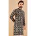 Picture of Stunning Cotton Midnight Blue Kurtas