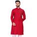 Picture of Well Formed Chiffon Crimson Kurtas