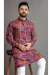 Picture of Magnificent Cotton Pale Violet Red Kurtas