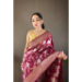 Picture of Graceful Silk Purple Saree