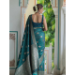 Picture of Enticing Silk Steel Blue Saree