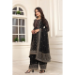 Picture of Georgette & Silk Black Readymade Salwar Kameez