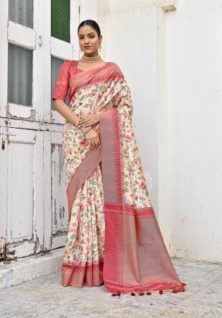 Picture of Sublime Silk Rosy Brown Saree