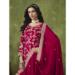 Picture of Charming Silk Deep Pink Straight Cut Salwar Kameez