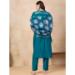 Picture of Magnificent Chiffon Teal Readymade Salwar Kameez