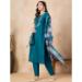 Picture of Magnificent Chiffon Teal Readymade Salwar Kameez