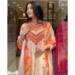 Picture of Admirable Chiffon Coral Readymade Salwar Kameez