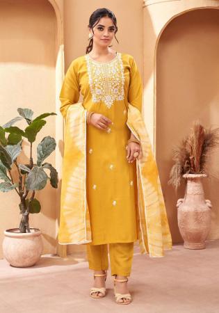 Picture of Stunning Chiffon Sandy Brown Readymade Salwar Kameez