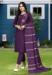 Picture of Well Formed Silk Purple Readymade Salwar Kameez