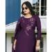 Picture of Well Formed Silk Purple Readymade Salwar Kameez