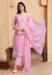 Picture of Good Looking Georgette Pink Readymade Salwar Kameez