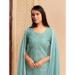 Picture of Elegant Georgette Cadet Blue Readymade Salwar Kameez