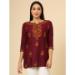 Picture of Nice Rayon Maroon Kurtis & Tunic