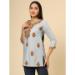 Picture of Amazing Rayon Dark Grey Kurtis & Tunic