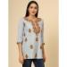 Picture of Amazing Rayon Dark Grey Kurtis & Tunic