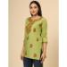 Picture of Resplendent Rayon Dark Khaki Kurtis & Tunic