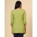 Picture of Resplendent Rayon Dark Khaki Kurtis & Tunic